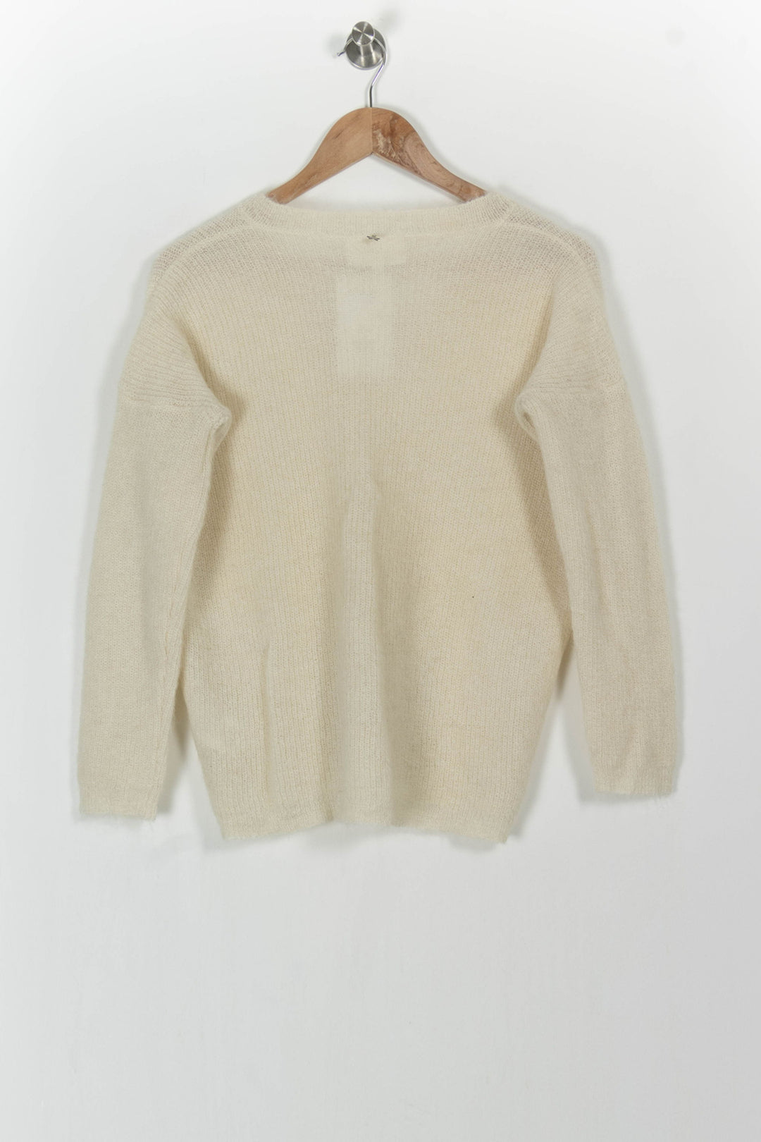 Pull Blanc - Taille M/38 de la marque Sud express | PARAD83068 - Vendu par Paradigme - Image 4