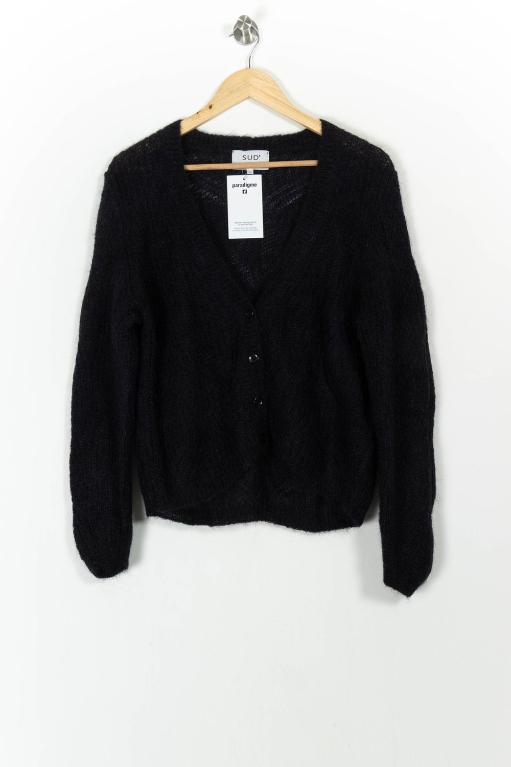Cardigan Noir - Taille L/40 de la marque Sud express | PARAD83070 - Vendu par Paradigme - Image 2
