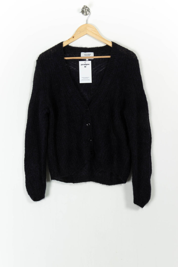 Cardigan Noir - Taille L/40 de la marque Sud express | PARAD83070 - Vendu par Paradigme - Image 2