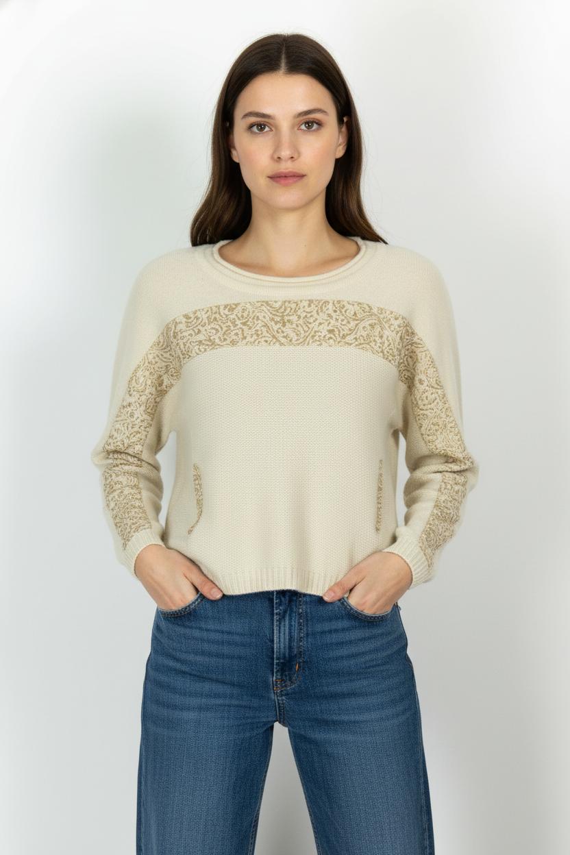 Pull Beige - Taille XS/34 de la marque Bérénice | PARAD83081 - Vendu par Paradigme - Image 1