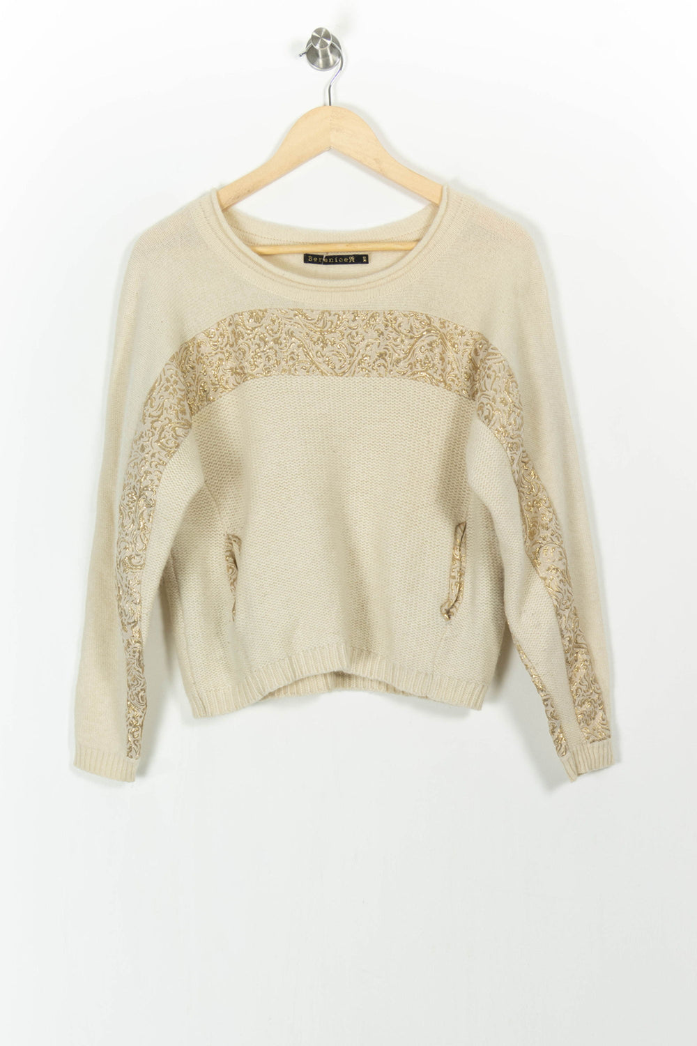 Pull Beige - Taille XS/34 de la marque Bérénice | PARAD83081 - Vendu par Paradigme - Image 2