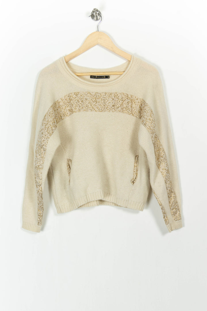 Pull Beige - Taille XS/34 de la marque Bérénice | PARAD83081 - Vendu par Paradigme - Image 2