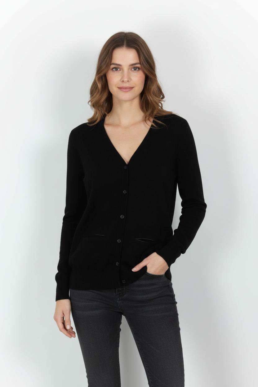 Cardigan Noir - Taille T.U. de la marque The Kooples | PARAD83095 - Vendu par Paradigme - Image 1