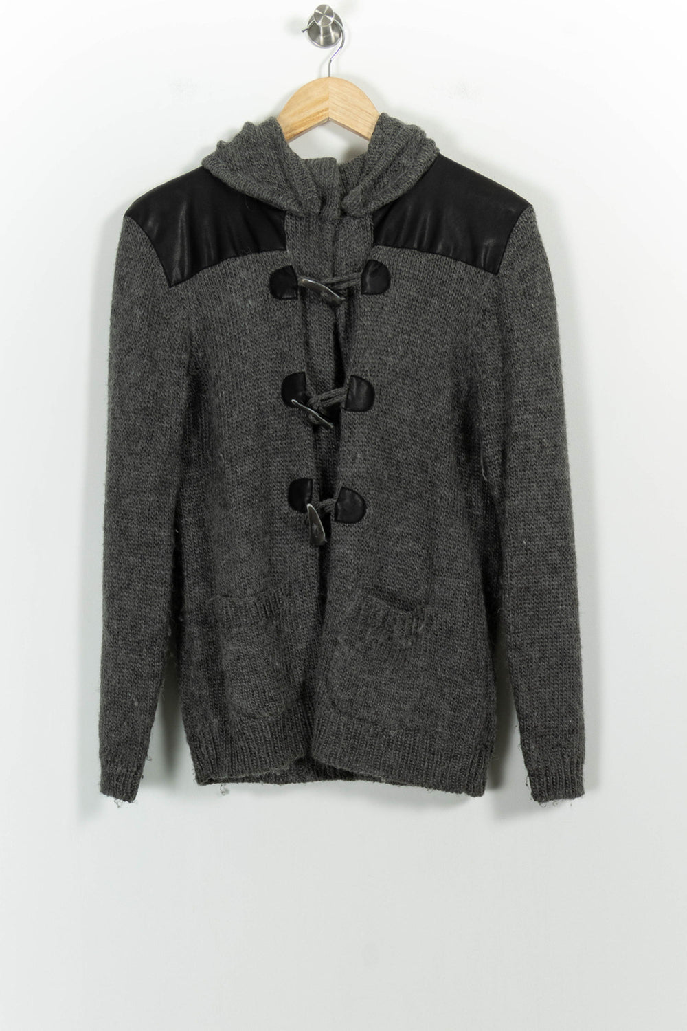 Gilet Gris et Noir - Taille L/40 de la marque Caroll | PARAD83096 - Vendu par Paradigme - Image 2