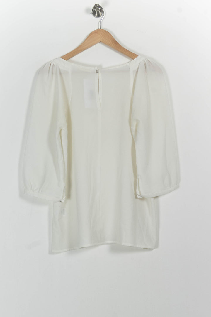 Blouse Blanche - Taille S/36 de la marque ba&sh | PARAD83098 - Vendu par Paradigme - Image 4