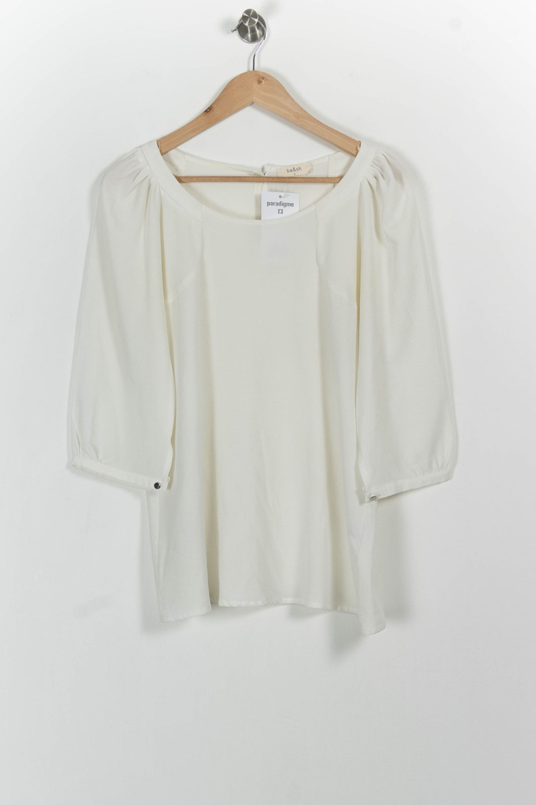 Blouse Blanche - Taille S/36 de la marque ba&sh | PARAD83098 - Vendu par Paradigme - Image 2