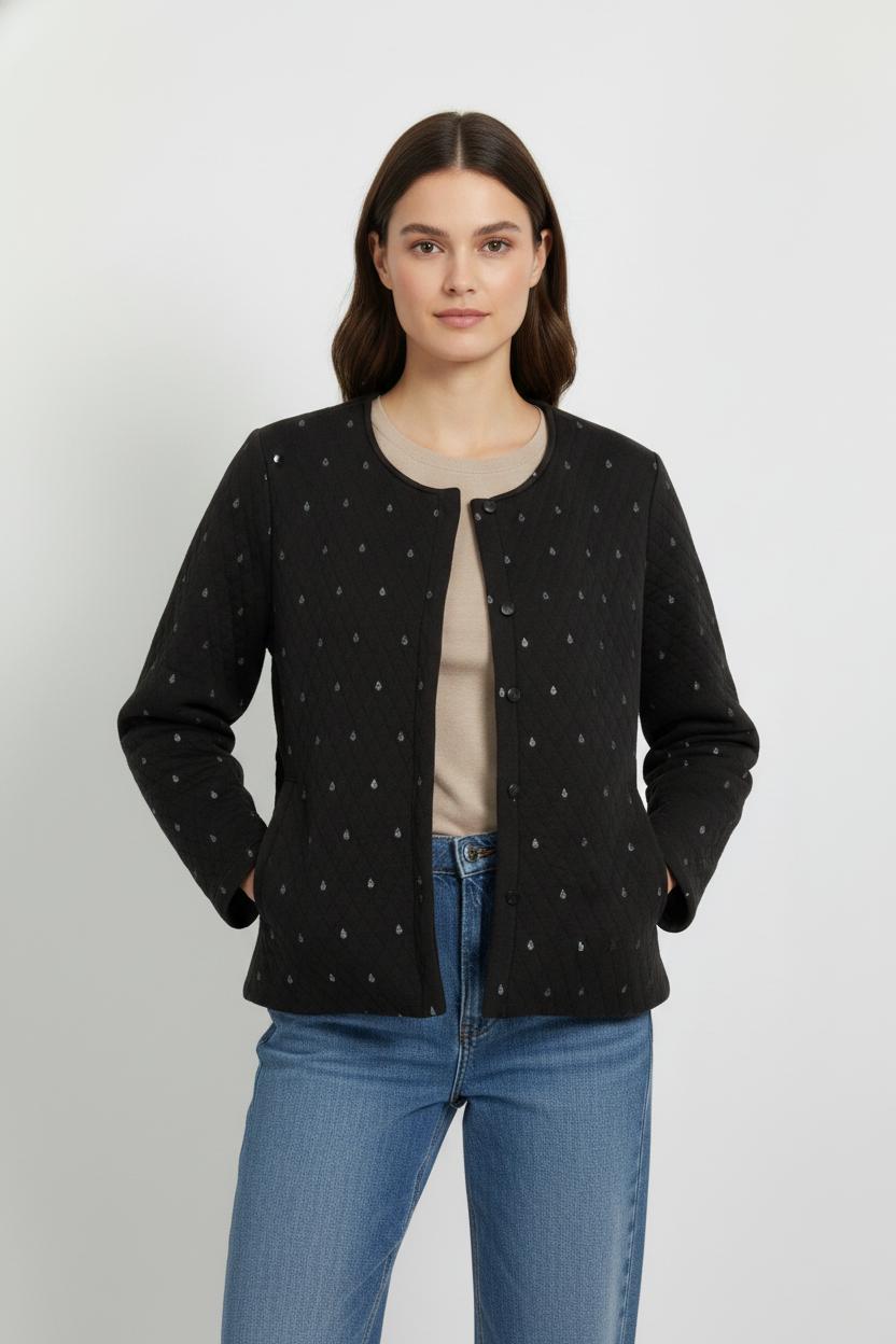 Veste Noire et Grise - Taille XL/42 de la marque Des petits hauts | PARAD83099 - Vendu par Paradigme - Image 1