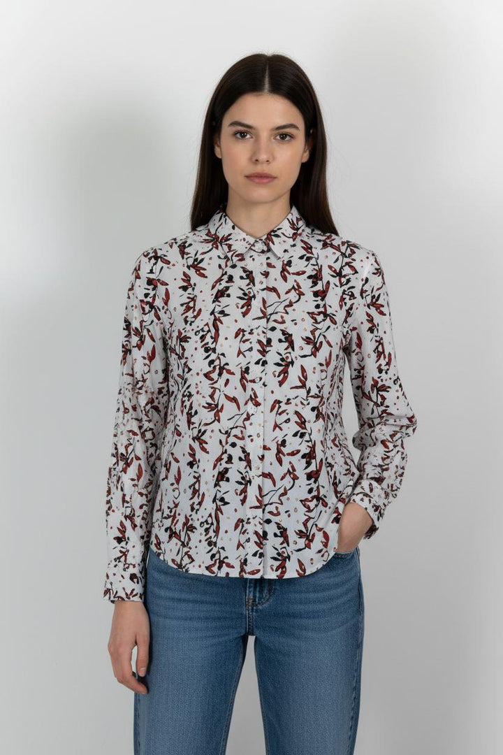 Chemise Blanche et Noire - Taille L/40 de la marque Agnès b. | PARAD83100 - Vendu par Paradigme - Image 1