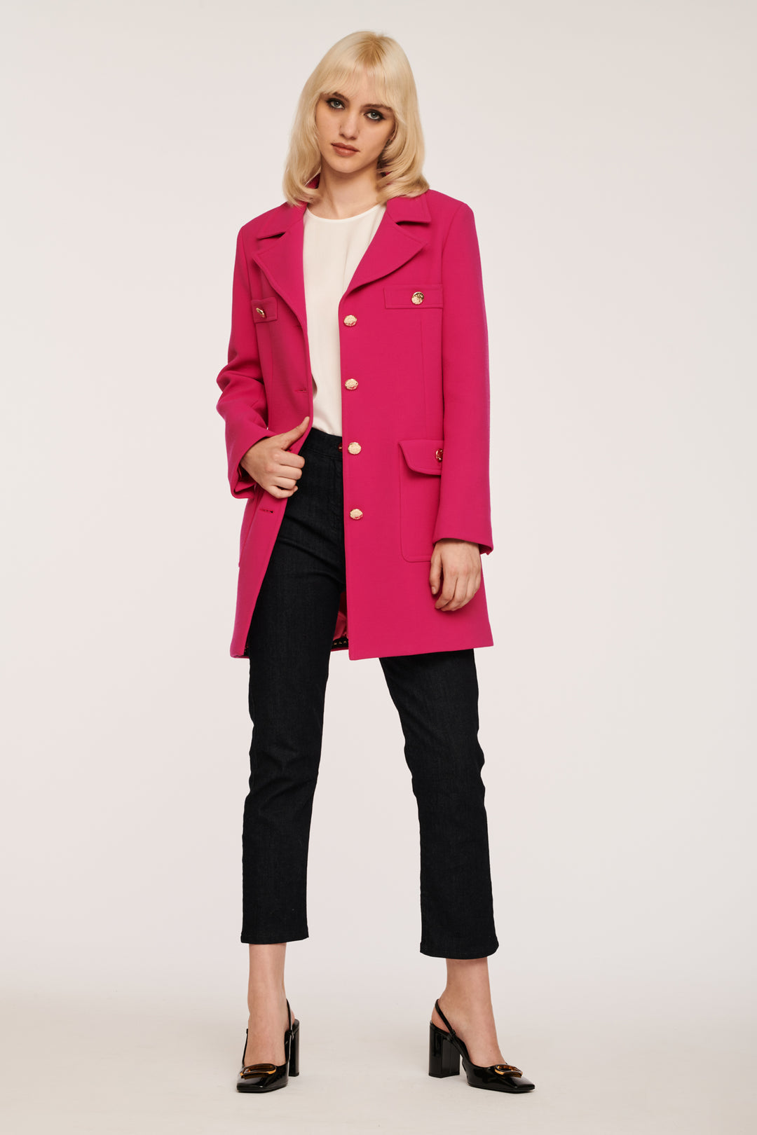 Manteau Long Rose - Taille XL/42 de la marque Weill | PARAD83104 - Vendu par Paradigme - Image 1