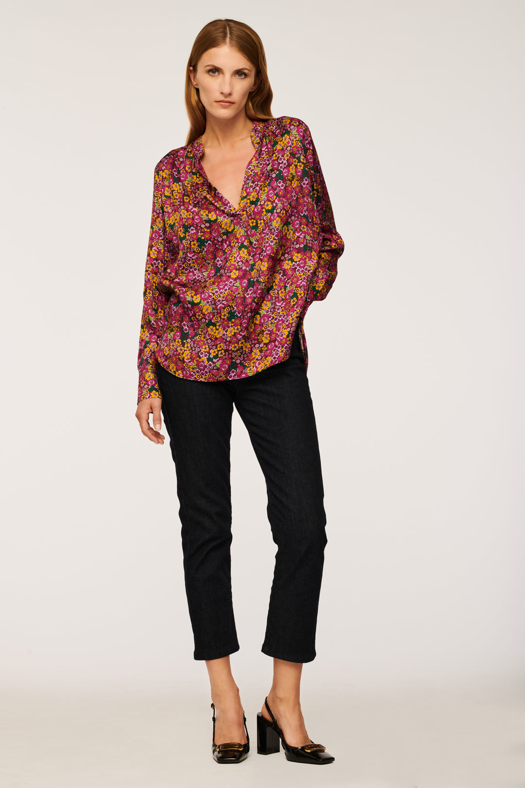 Blouse Fleurie Multicolore - Taille S/36 de la marque Weill | PARAD83108 - Vendu par Paradigme - Image 1