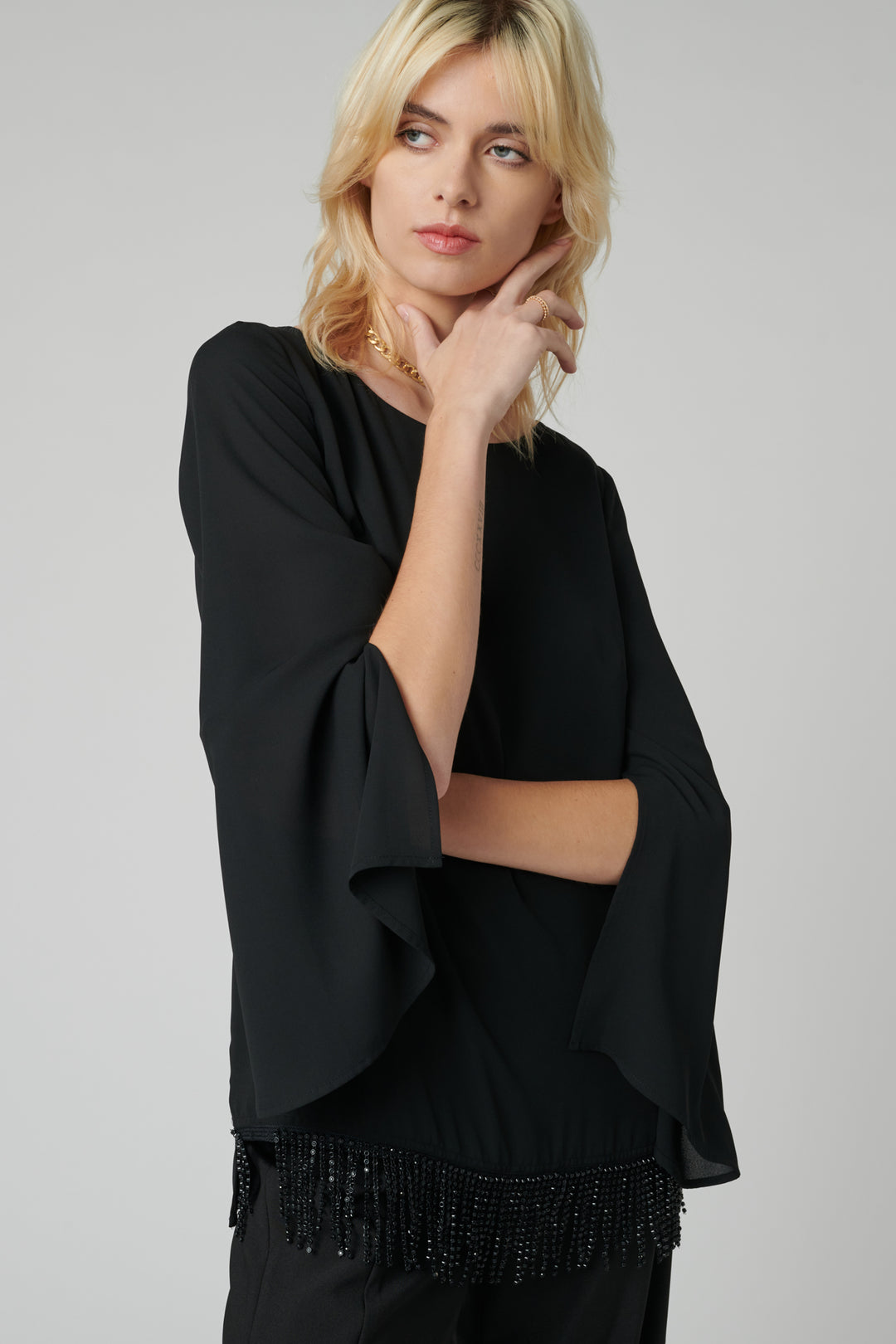 Blouse Noire - Taille S/36 de la marque Weill | PARAD83118 - Vendu par Paradigme - Image 4