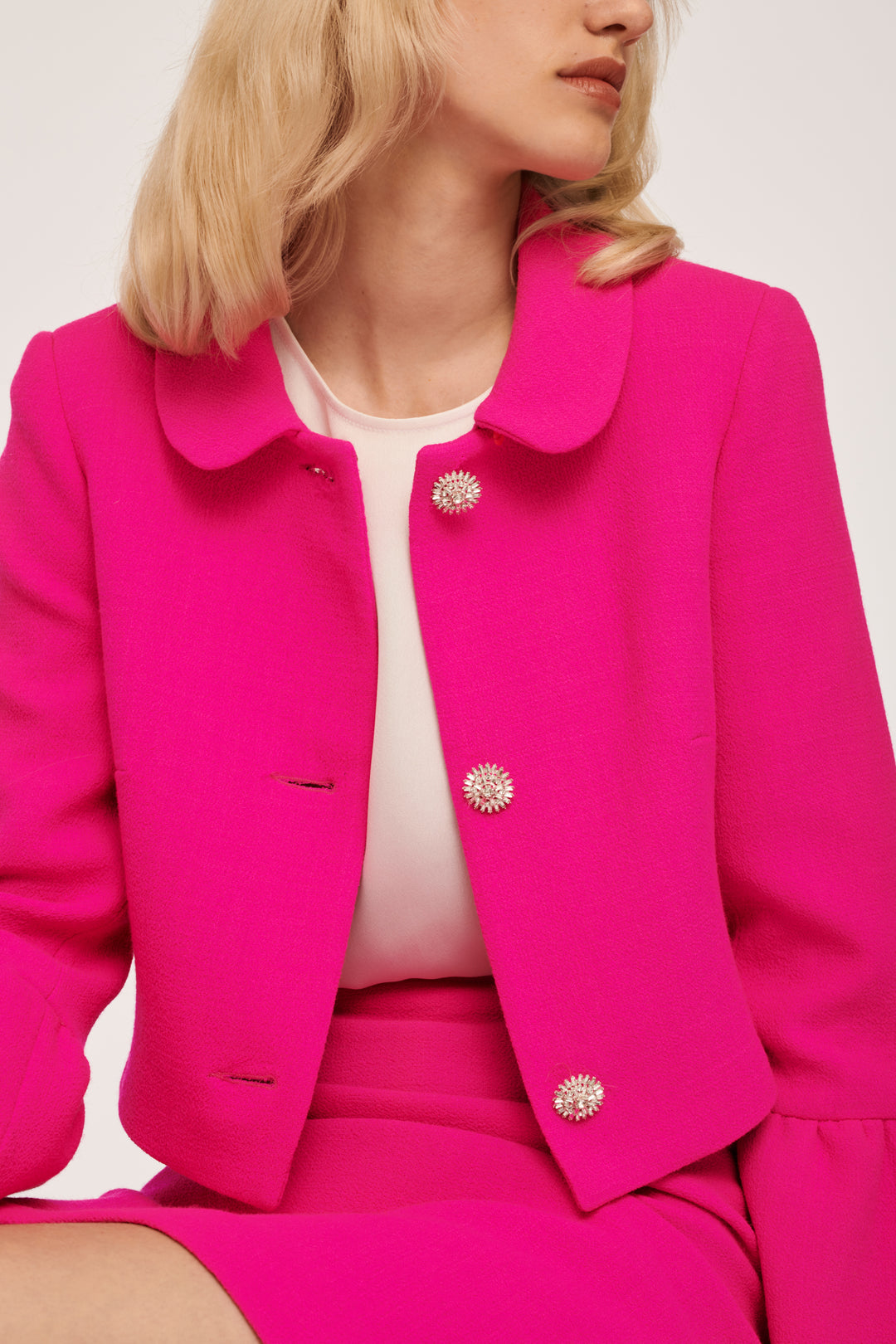 Veste Courte Rose - Taille XL/42 de la marque Weill | PARAD83120 - Vendu par Paradigme - Image 2
