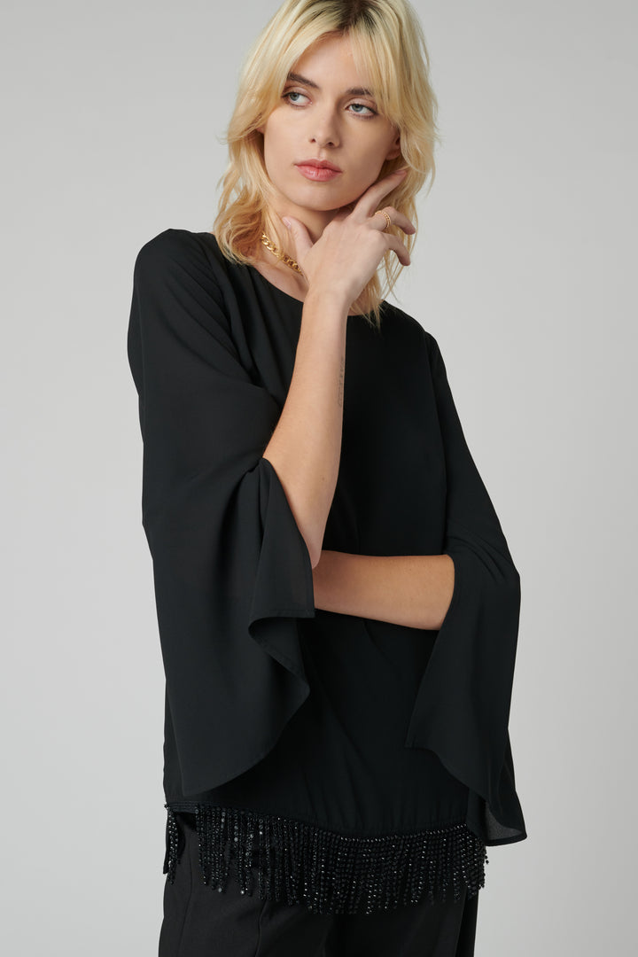 Blouse Noire - Taille S/36 de la marque Weill | PARAD83124 - Vendu par Paradigme - Image 2