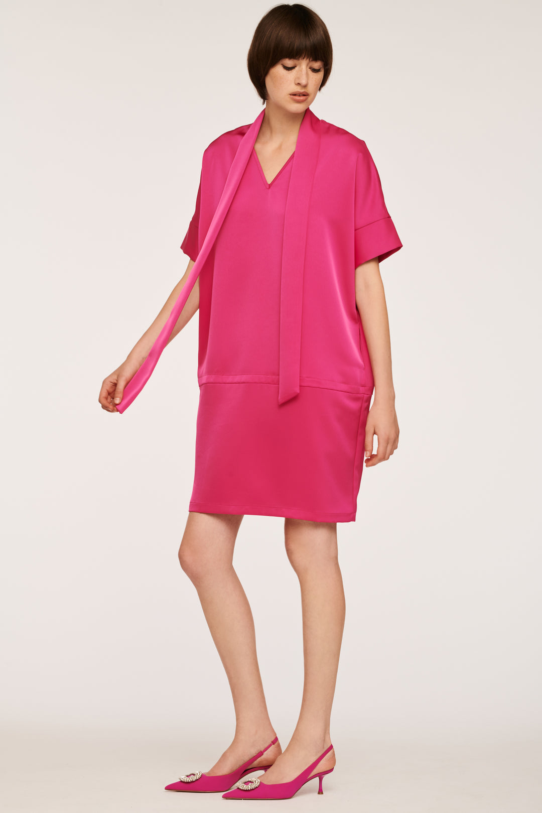 Robe Droite Rose - Taille S/36 de la marque Weill | PARAD83131 - Vendu par Paradigme - Image 1