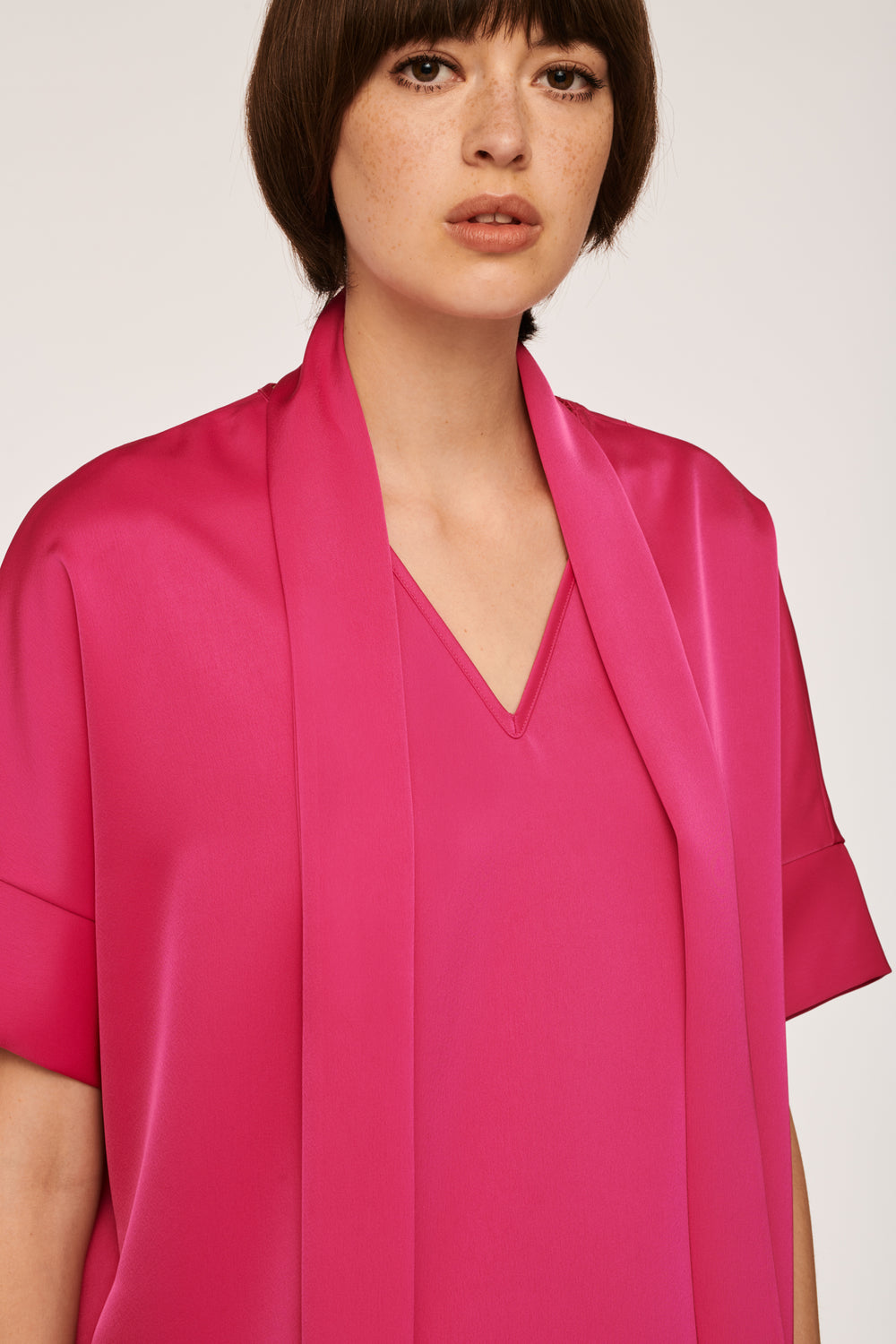 Robe Droite Rose - Taille S/36 de la marque Weill | PARAD83131 - Vendu par Paradigme - Image 2