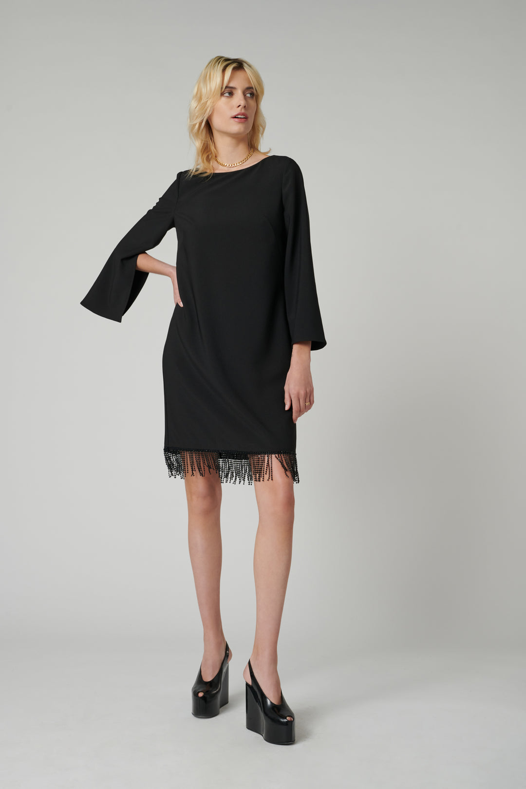 Robe Droite Noire - Taille S/36 de la marque Weill | PARAD83139 - Vendu par Paradigme - Image 1