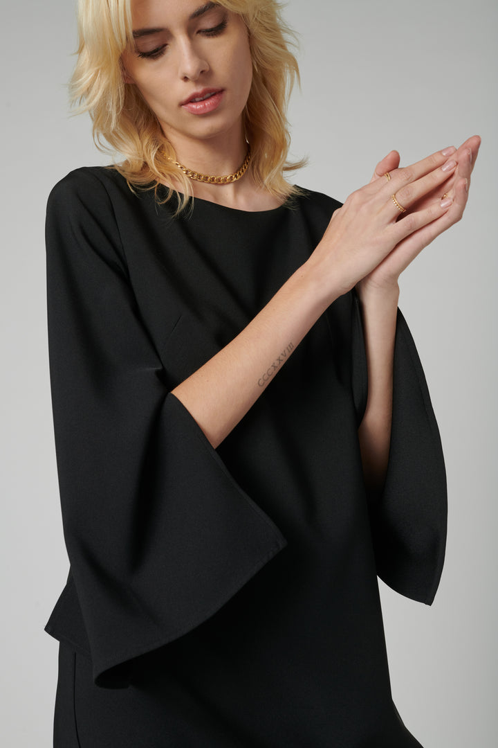 Robe Droite Noire - Taille S/36 de la marque Weill | PARAD83139 - Vendu par Paradigme - Image 2