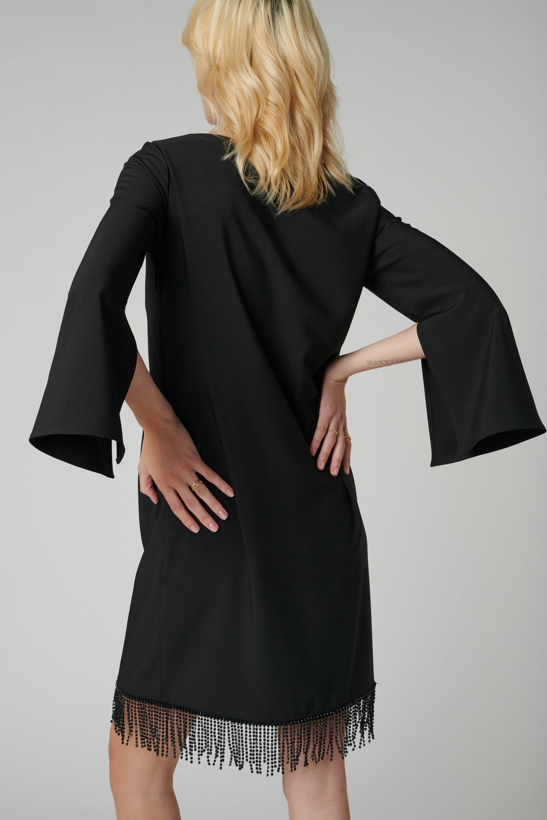 Robe Droite Noire - Taille S/36 de la marque Weill | PARAD83140 - Vendu par Paradigme - Image 4