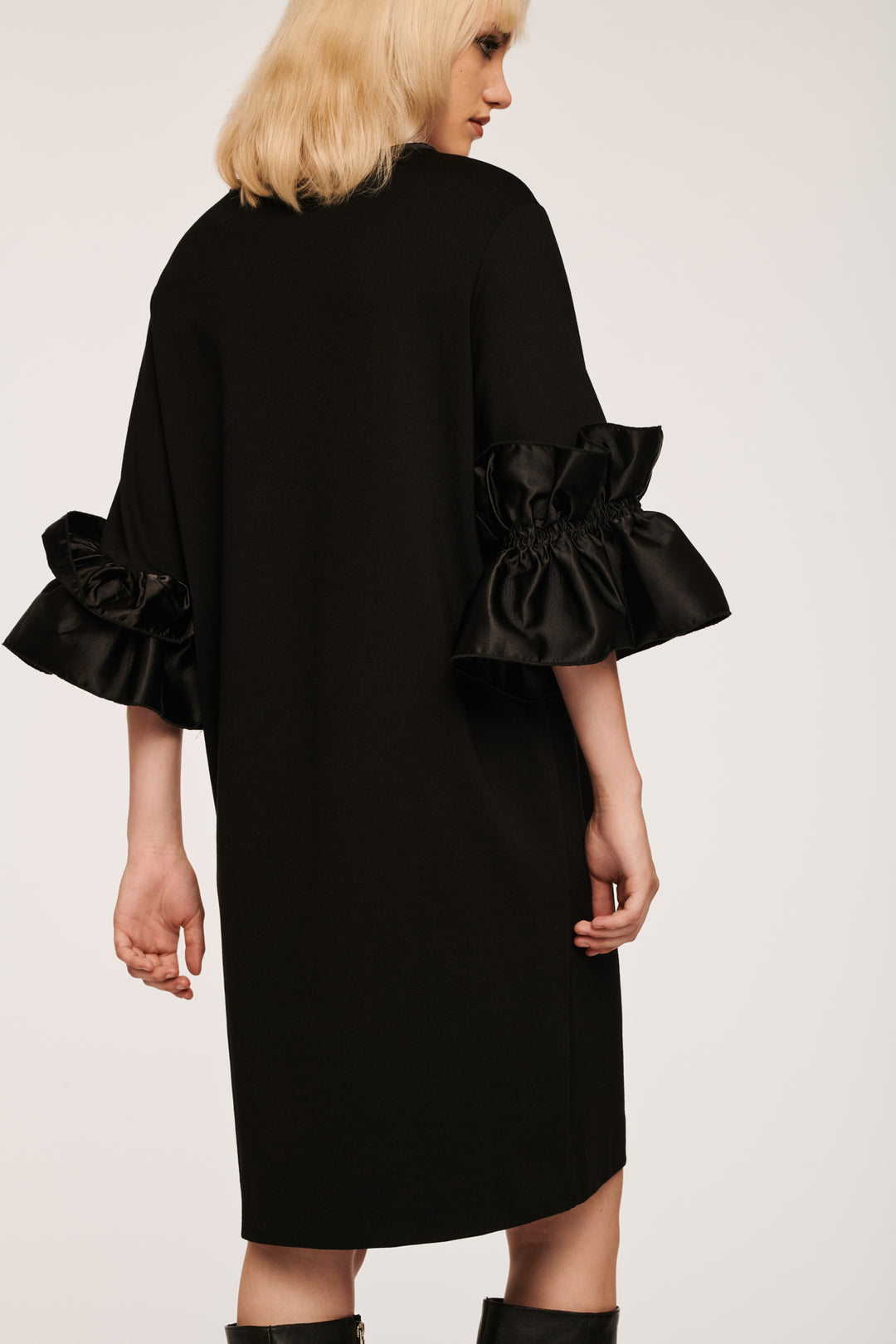 Robe Droite Noire - Taille S/36 de la marque Weill | PARAD83153 - Vendu par Paradigme - Image 4