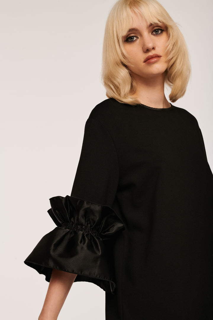 Robe Droite Noire - Taille S/36 de la marque Weill | PARAD83153 - Vendu par Paradigme - Image 2