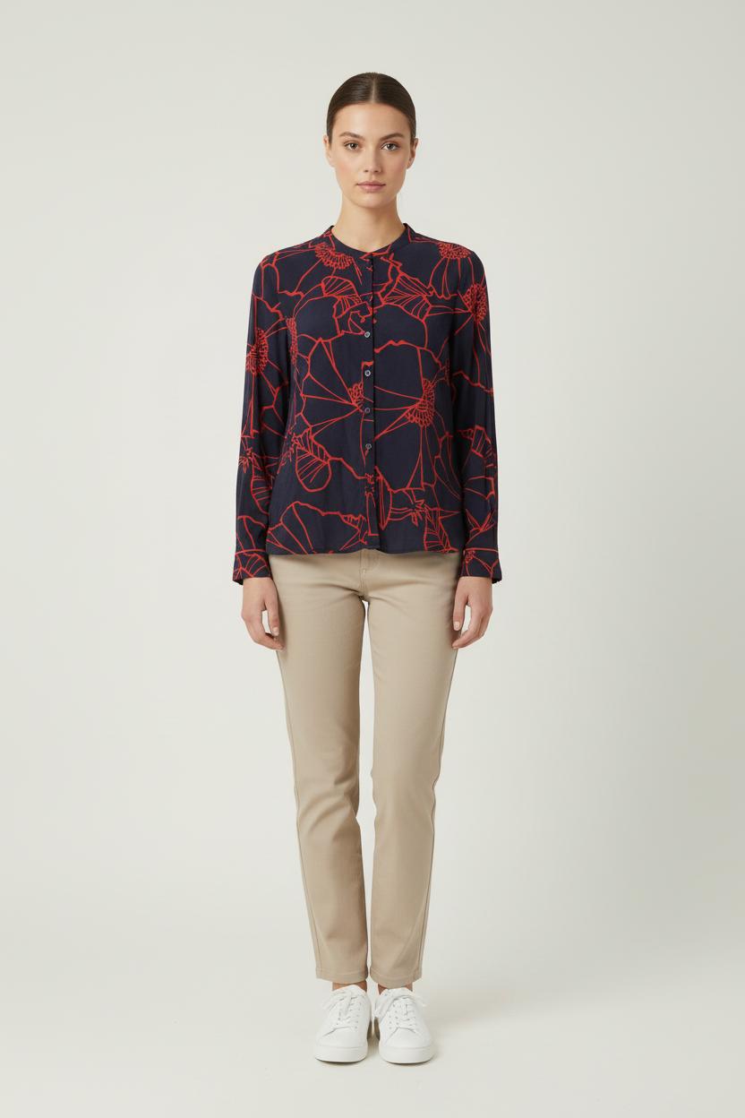 Chemise Bleue et Rouge - Taille S/36 de la marque Suncoo | PARAD83161 - Vendu par Paradigme - Image 1