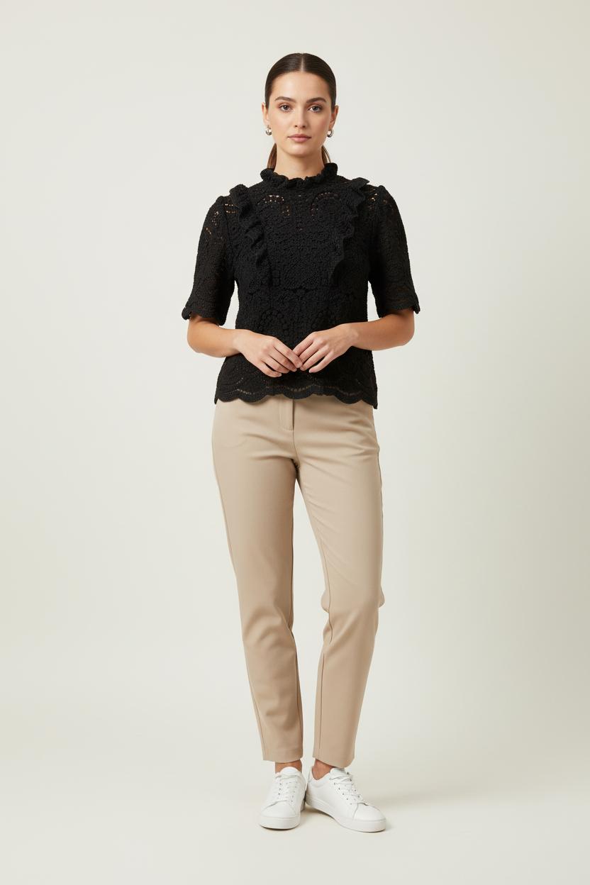 Blouse Noire - Taille S/36 de la marque Sézane | PARAD83164 - Vendu par Paradigme - Image 1