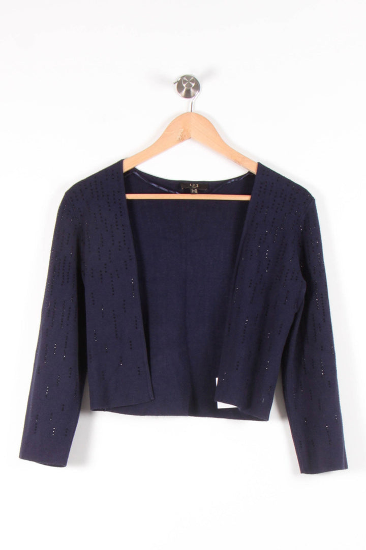Boléro Bleu - Taille M/38 de la marque Maison 123 | PARAD83168 - Vendu par Paradigme - Image 2