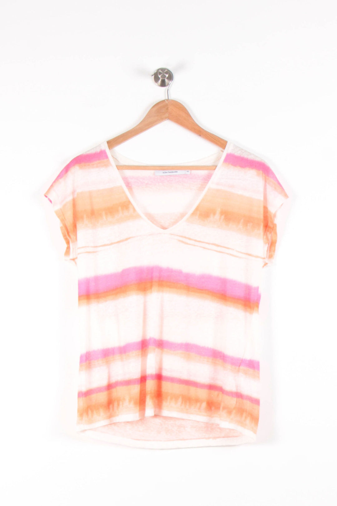 Tee-shirt Rose et Orange - Taille S/36 de la marque La Fée Maraboutée | PARAD83174 - Vendu par Paradigme - Image 2