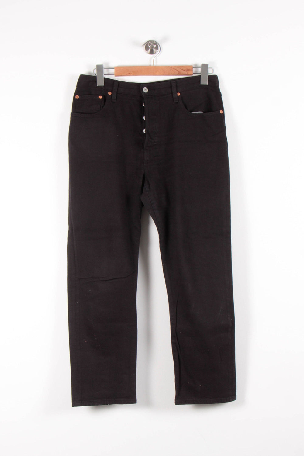 Jean Droit Noir - Taille L/40 de la marque Levi's | PARAD83177 - Vendu par Paradigme - Image 2