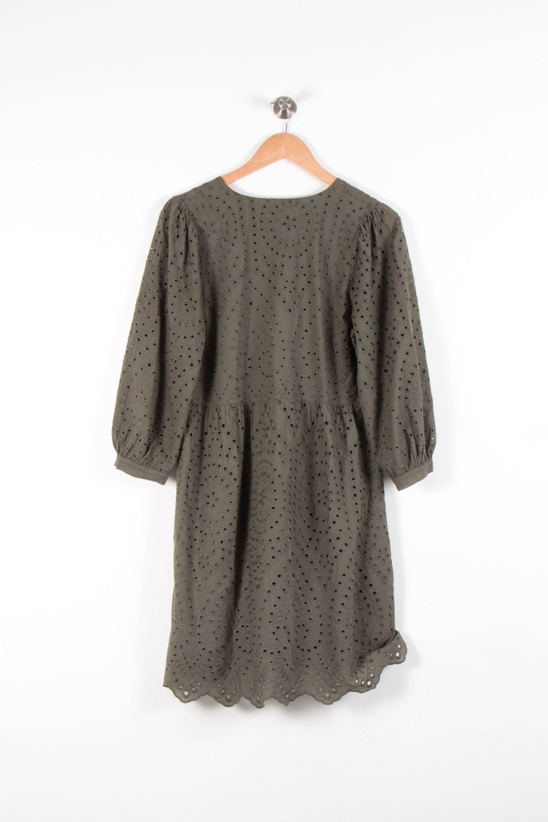 Robe Brodée Verte - Taille S/36 de la marque La Fée Maraboutée | PARAD83187 - Vendu par Paradigme - Image 4