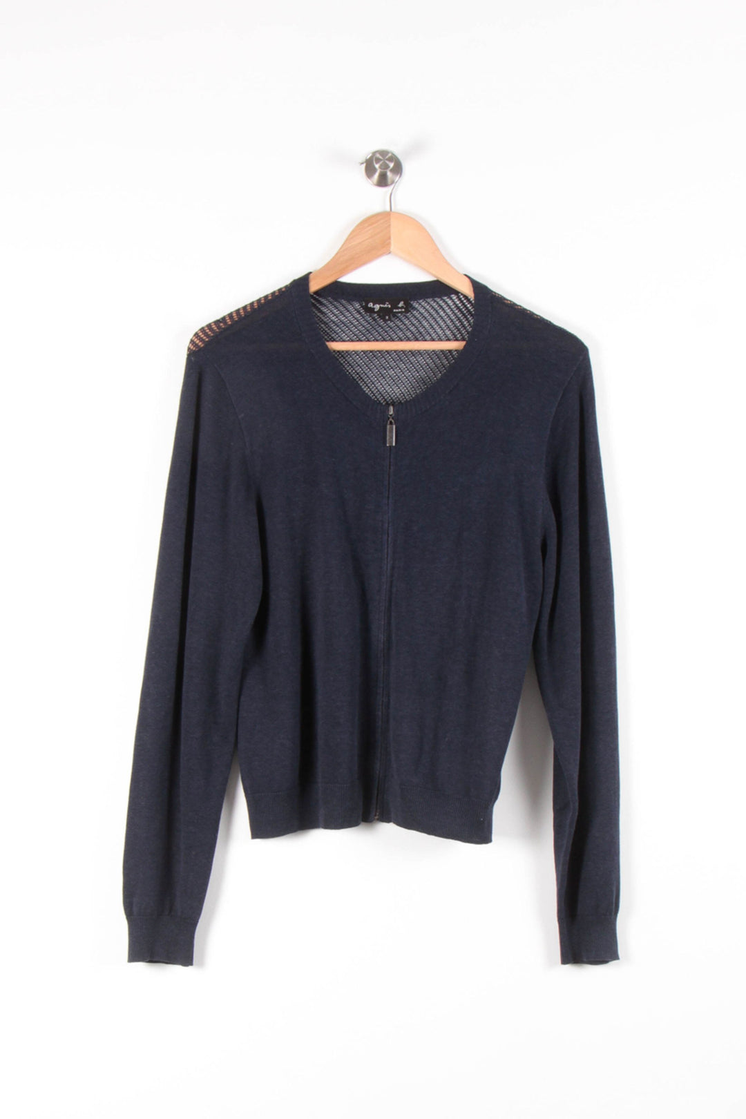 Gilet Bleu - Taille L/40 de la marque Agnès b. | PARAD83192 - Vendu par Paradigme - Image 2