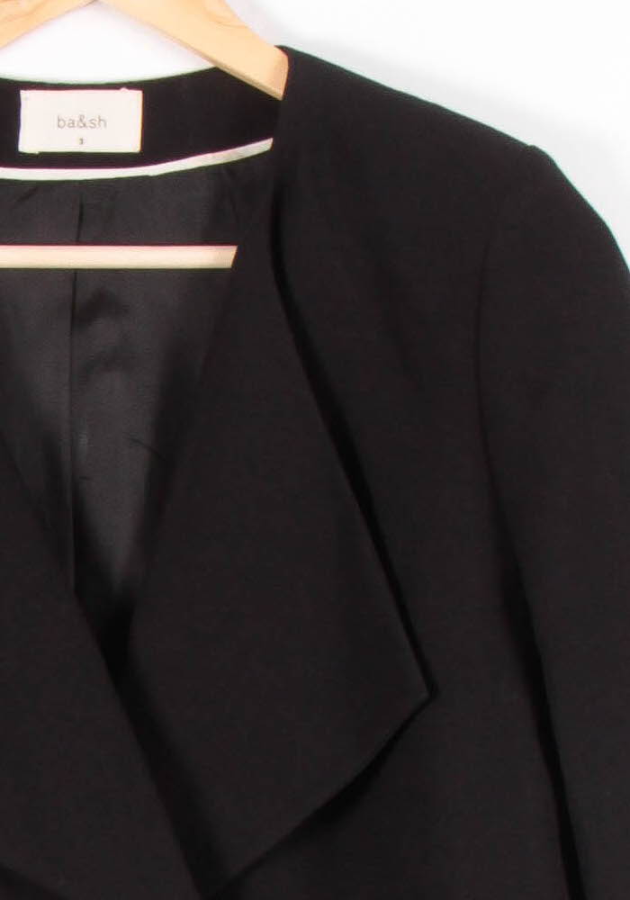 Blazer Noir - Taille L/40 de la marque ba&sh | PARAD83199 - Vendu par Paradigme - Image 3