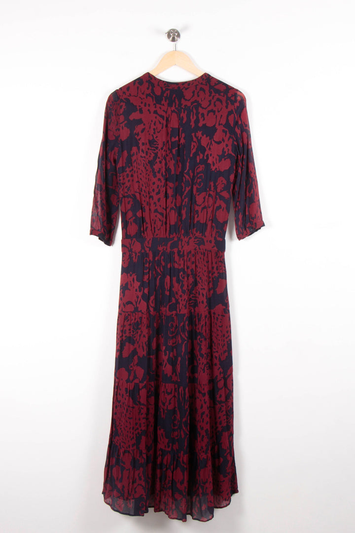 Robe Longue Bordeaux et Noir - Taille XS/34 de la marque ba&sh | PARAD83201 - Vendu par Paradigme - Image 4