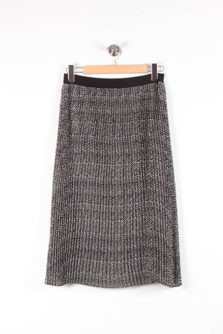 Jupe Midi Noire et Grise - Taille S/36 de la marque Gerard Darel | PARAD83208 - Vendu par Paradigme - Image 2