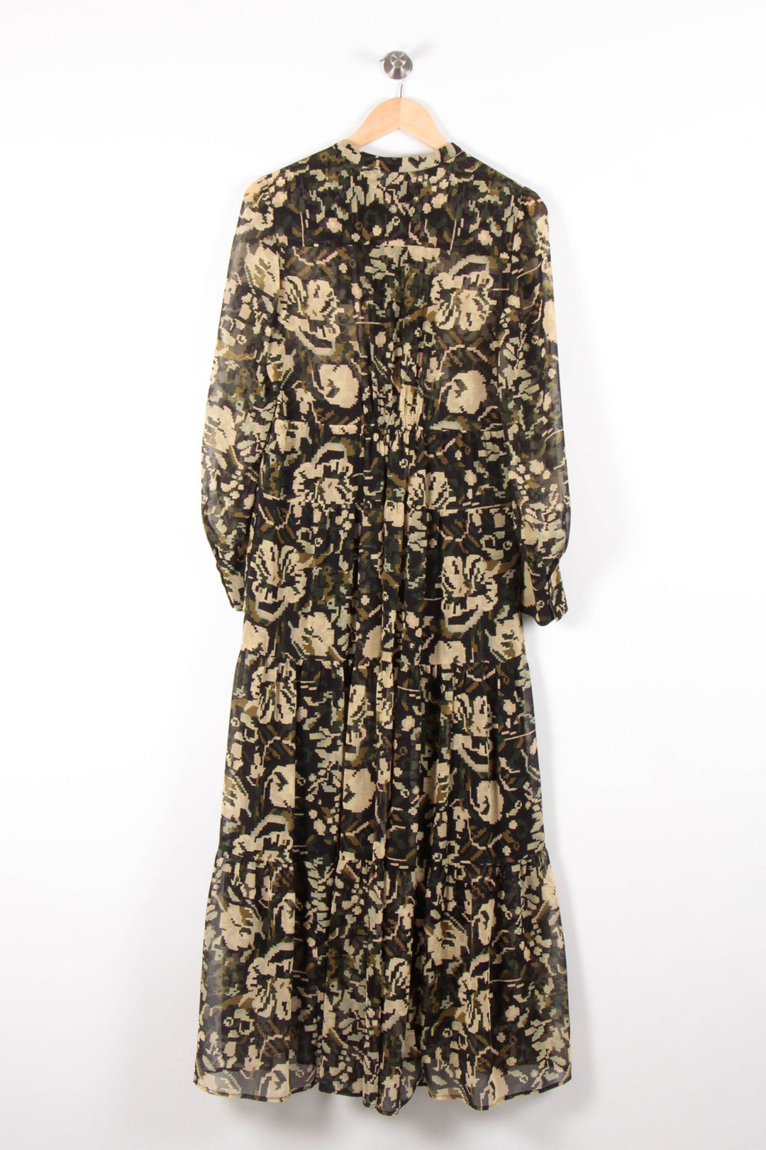 Robe Longue Noire et Beige - Taille M/38 de la marque Gerard Darel | PARAD83209 - Vendu par Paradigme - Image 4