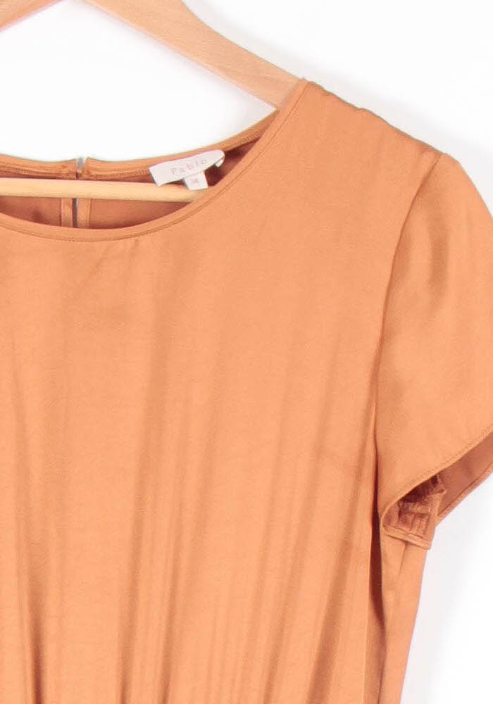 Robe Asymétrique Orange - Taille M/38 de la marque Pablo | PARAD83211 - Vendu par Paradigme - Image 3