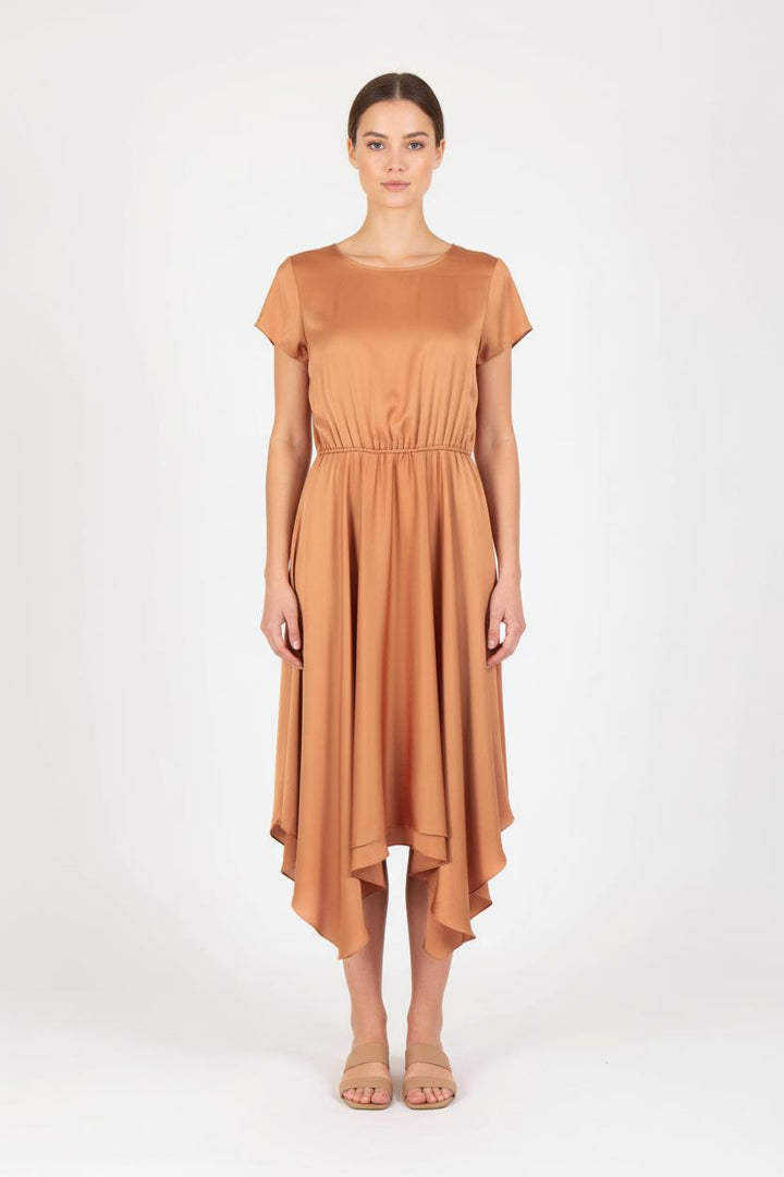 Robe Asymétrique Orange - Taille M/38 de la marque Pablo | PARAD83211 - Vendu par Paradigme - Image 1