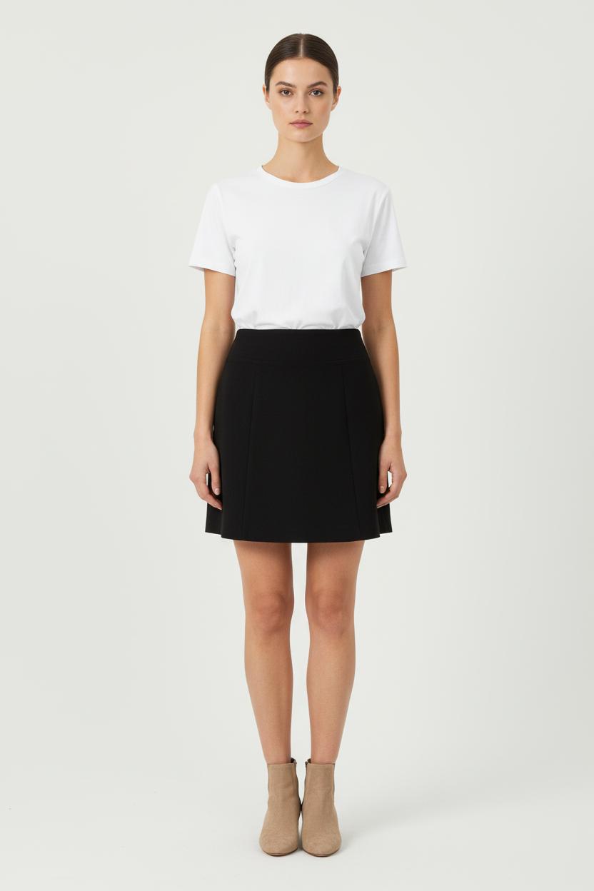 Jupe Courte Noire - Taille L/40 de la marque ZAPA | PARAD83212 - Vendu par Paradigme - Image 1