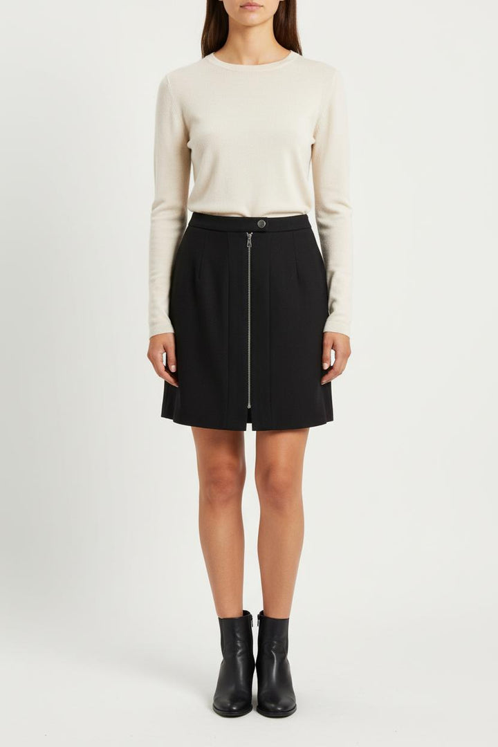 Jupe Courte Noire - Taille L/40 de la marque ZAPA | PARAD83213 - Vendu par Paradigme - Image 1