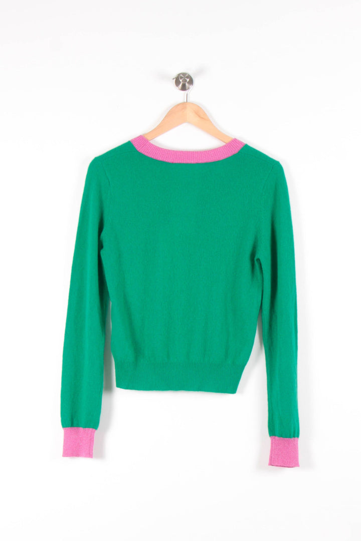 Pull Vert et Rose - Taille S/36 de la marque Absolut Cashmere | PARAD83217 - Vendu par Paradigme - Image 4