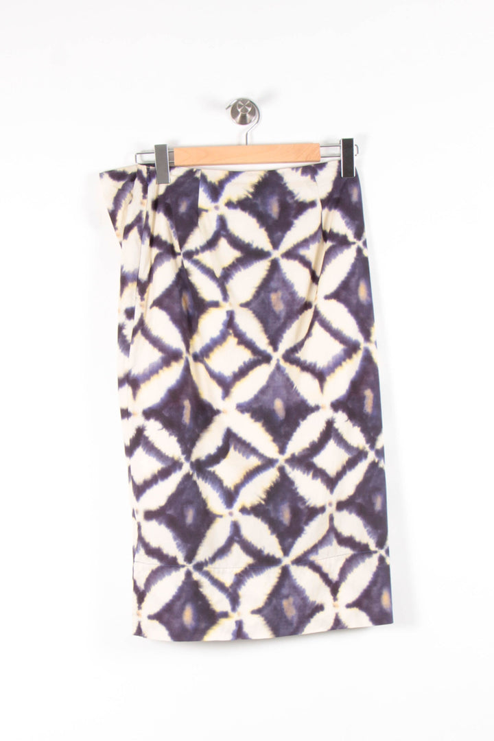 Jupe Midi Beige et Bleu - Taille S/36 de la marque Bellerose | PARAD83225 - Vendu par Paradigme - Image 4