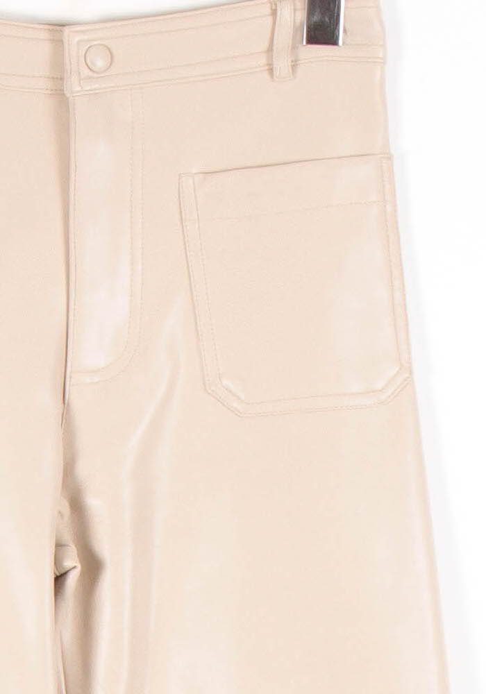 Pantalon Large Beige - Taille XS/34 de la marque La Fée Maraboutée | PARAD83229 - Vendu par Paradigme - Image 3