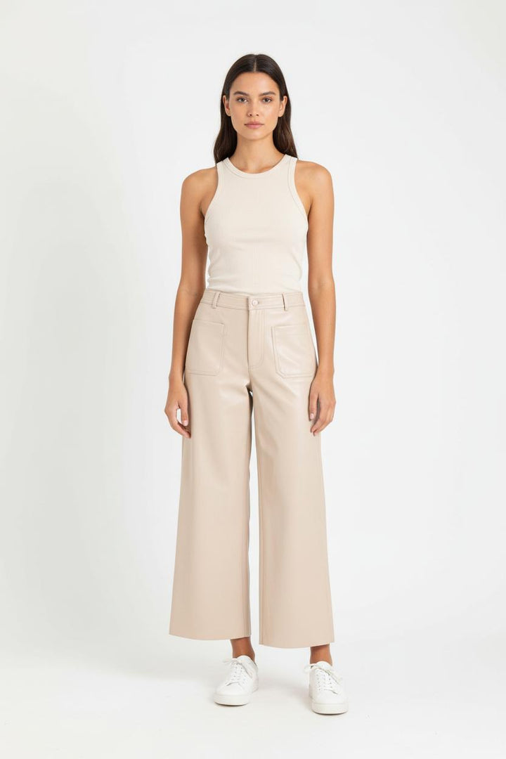 Pantalon Large Beige - Taille XS/34 de la marque La Fée Maraboutée | PARAD83229 - Vendu par Paradigme - Image 1