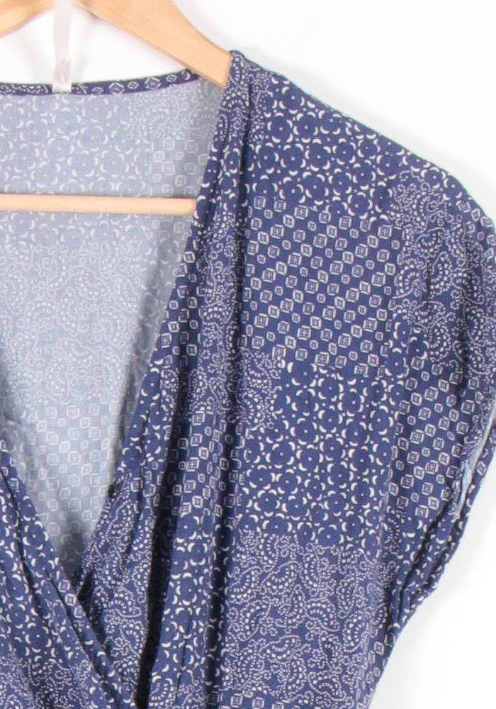 Robe Portefeuille Bleue - Taille L/40 de la marque I.Code | PARAD83231 - Vendu par Paradigme - Image 3