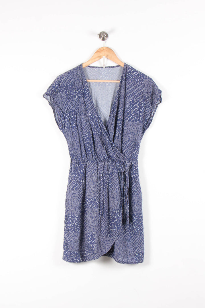 Robe Portefeuille Bleue - Taille L/40 de la marque I.Code | PARAD83231 - Vendu par Paradigme - Image 2