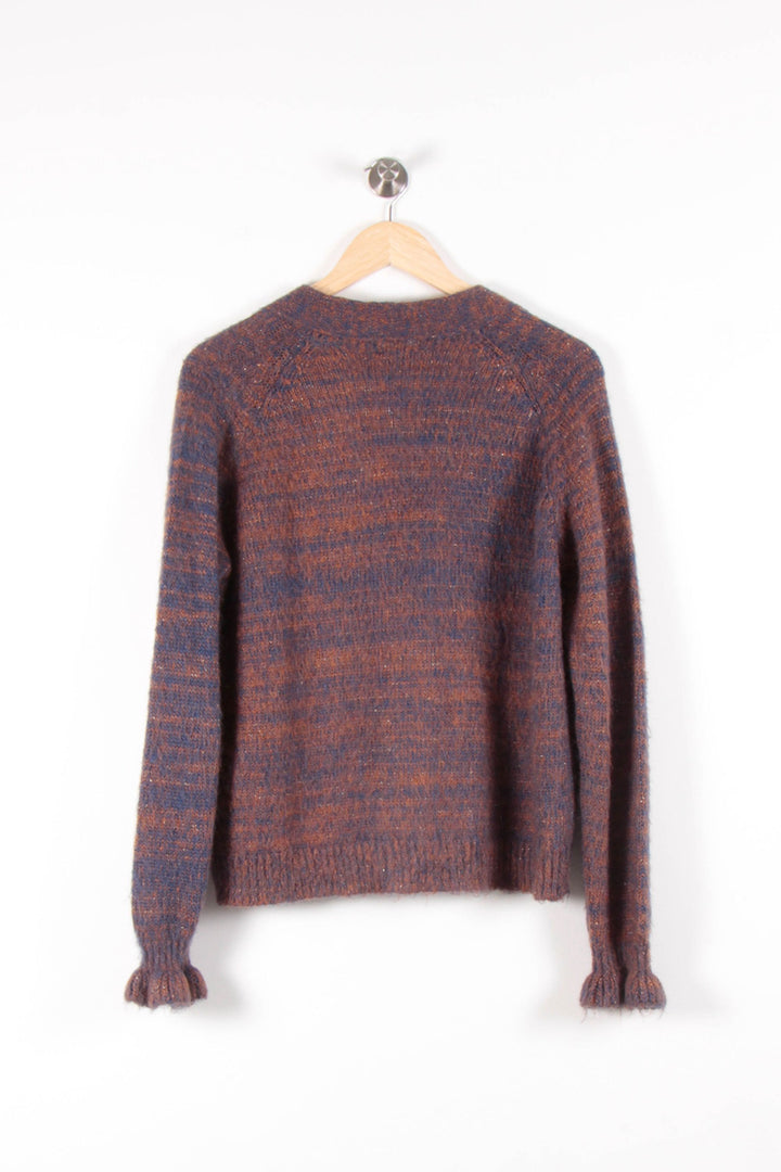 Cardigan Bleu et Marron - Taille M/38 de la marque Louise Misha | PARAD83234 - Vendu par Paradigme - Image 4