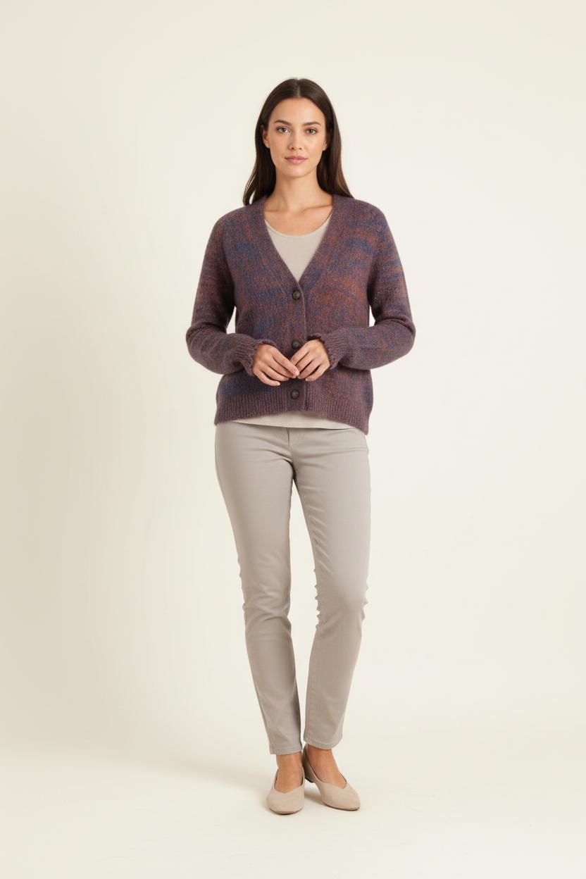 Cardigan Bleu et Marron - Taille M/38 de la marque Louise Misha | PARAD83234 - Vendu par Paradigme - Image 1