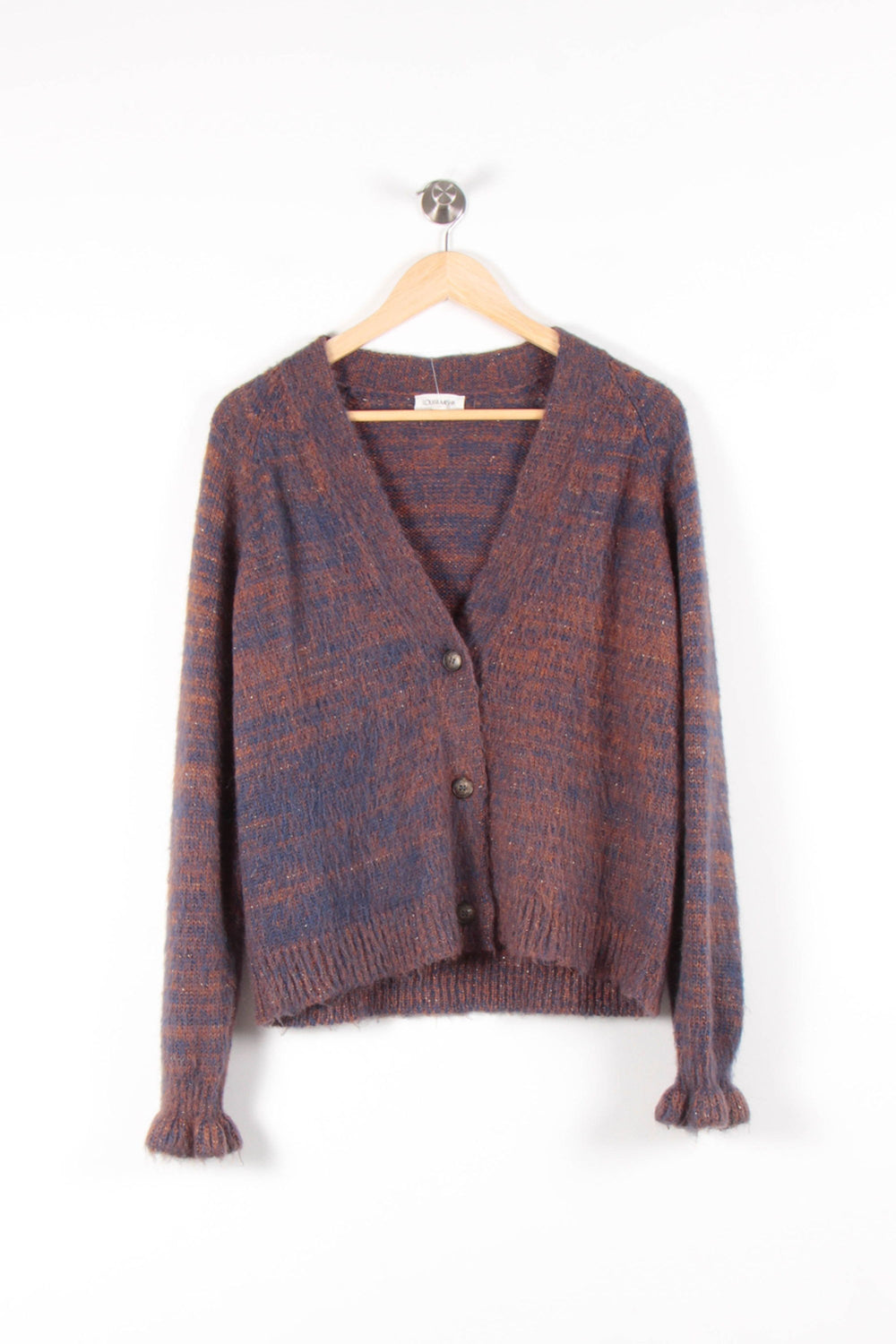 Cardigan Bleu et Marron - Taille M/38 de la marque Louise Misha | PARAD83234 - Vendu par Paradigme - Image 2