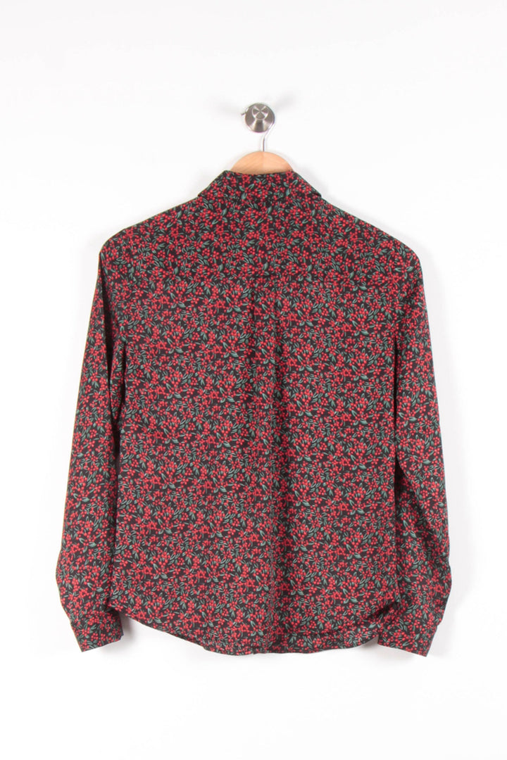 Chemise Fleurie Rouge et Verte - Taille S/36 de la marque ZAPA | PARAD83240 - Vendu par Paradigme - Image 4