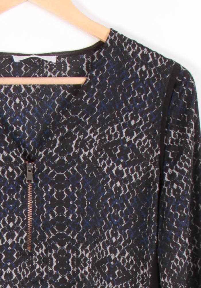Blouse Noire et Bleue - Taille S/36 de la marque ZAPA | PARAD83242 - Vendu par Paradigme - Image 3